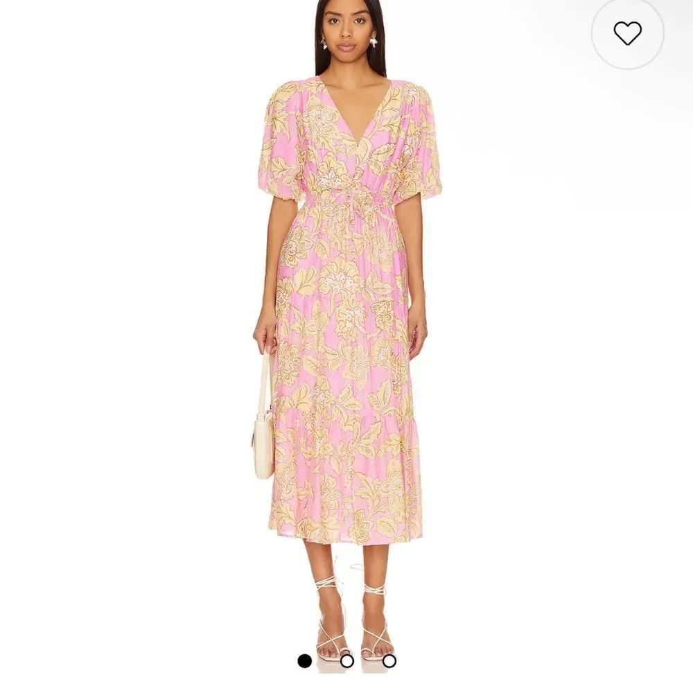Laurelle Midi Dress in Pink Floral
MINKPINK